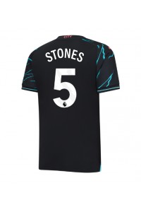 Fotbalové Dres Manchester City John Stones #5 Třetí Oblečení 2023-24 Krátký Rukáv